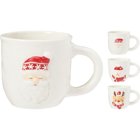 TAZZA NATALE CERAMICA 500ML 3A